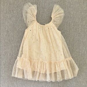 Edie Dress in Champagne Stars